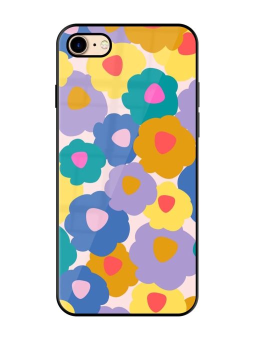 Flower Power Glossy Soft Edge Case for Apple Iphone 7