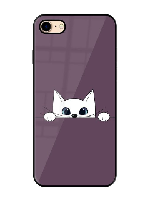 Peek-A-Boo Kitty Glossy Soft Edge Case for Apple Iphone 7