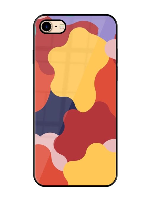 Gooey Color Chaos Glossy Soft Edge Case for Apple Iphone 7