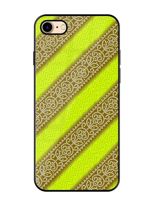 Golden Bandana Bliss Glossy Soft Edge Case for Apple Iphone 7