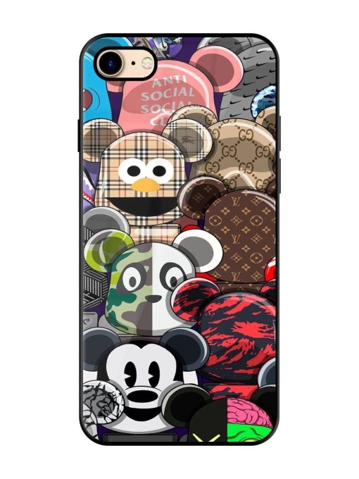 Streetwear Bearbrick Extravaganza Glossy Soft Edge Case for Apple Iphone 7