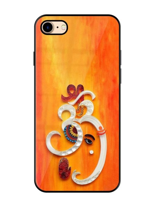 Ganesha In Quilling Art Glossy Soft Edge Case for Apple Iphone 7