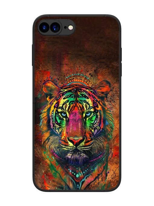 Cosmic Tiger Glossy Soft Edge Case for Apple Iphone 7 Plus Chachhi