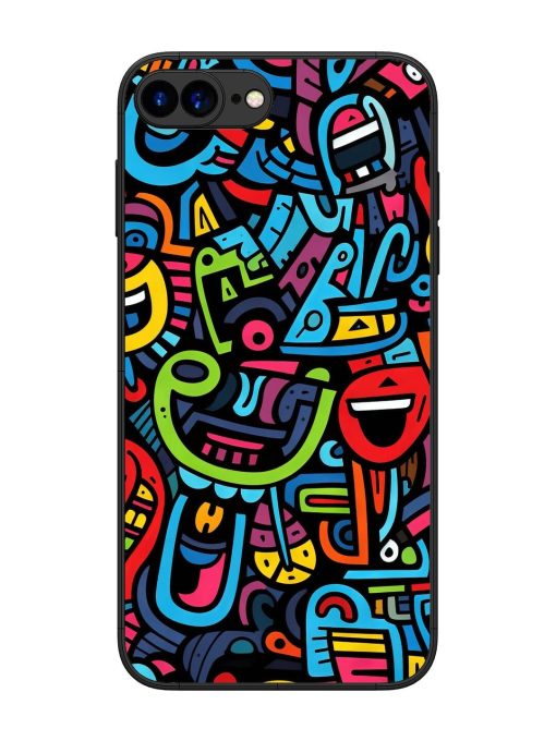 Doodlephoria Glossy Soft Edge Case for Apple Iphone 7 Plus Chachhi