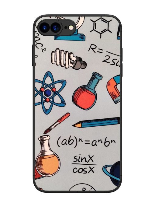 Science Doodle Glossy Soft Edge Case for Apple Iphone 7 Plus Chachhi