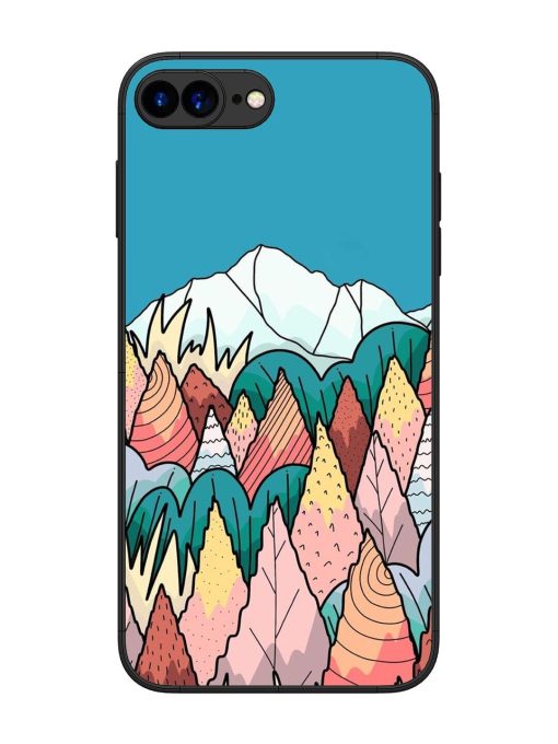 Mountain Dreamscape Glossy Soft Edge Case for Apple Iphone 7 Plus
