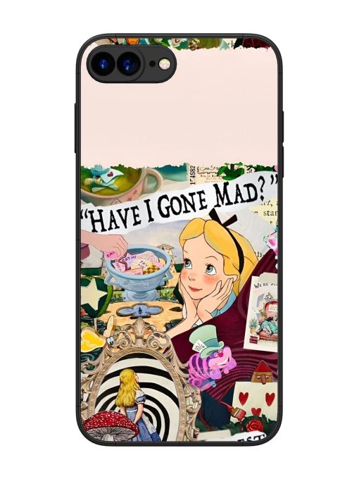 Mad Hatter'S Collage Glossy Soft Edge Case for Apple Iphone 7 Plus Chachhi