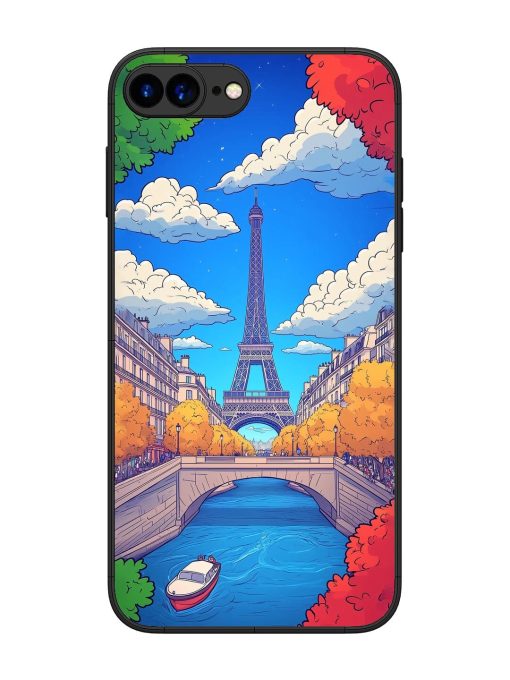 Parisian Panorama Glossy Soft Edge Case for Apple Iphone 7 Plus Chachhi