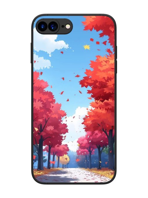 Autumn'S Embrace Glossy Soft Edge Case for Apple Iphone 7 Plus Chachhi