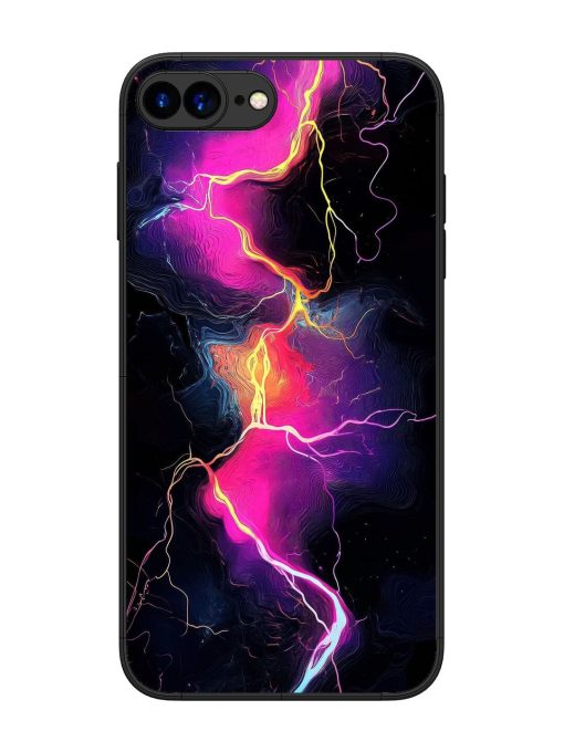 Electric Dreams Glossy Soft Edge Case for Apple Iphone 7 Plus Chachhi