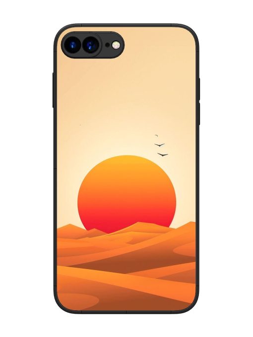 Desert Sunset Glossy Soft Edge Case for Apple Iphone 7 Plus Chachhi