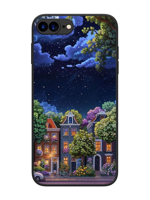 Moonlit Streets Glossy Soft Edge Case for Apple Iphone 7 Plus Chachhi