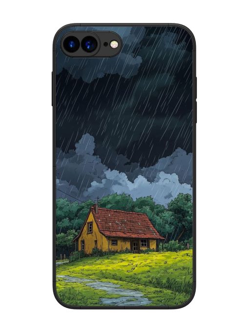 Rainy Day Retreat Glossy Soft Edge Case for Apple Iphone 7 Plus Chachhi