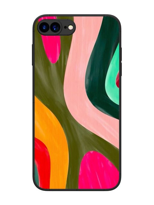 Wavy Wonder Glossy Soft Edge Case for Apple Iphone 7 Plus Chachhi