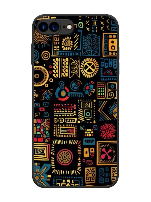 Tribal Tapestry Glossy Soft Edge Case for Apple Iphone 7 Plus Chachhi