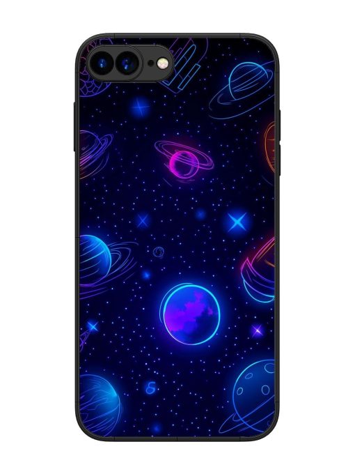 Neon Cosmos Glossy Soft Edge Case for Apple Iphone 7 Plus Chachhi