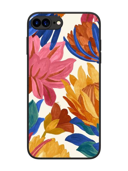 Blooming Tapestry Glossy Soft Edge Case for Apple Iphone 7 Plus Chachhi