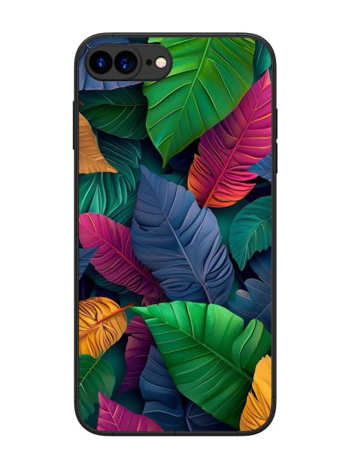 Tropical Tapestry Glossy Soft Edge Case for Apple Iphone 7 Plus Chachhi