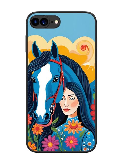 Equine Enchantment Glossy Soft Edge Case for Apple Iphone 7 Plus Chachhi