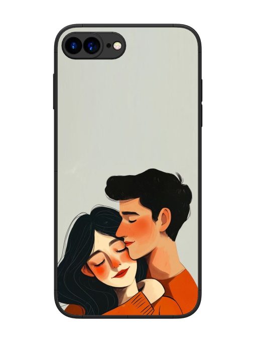 Craft Couples Glossy Soft Edge Case for Apple Iphone 7 Plus Chachhi