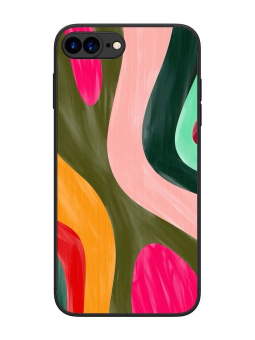 Wavy Wonderland Glossy Soft Edge Case for Apple Iphone 7 Plus Chachhi