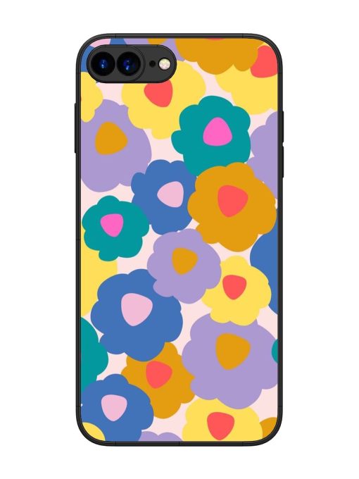 Flower Power Glossy Soft Edge Case for Apple Iphone 7 Plus Chachhi