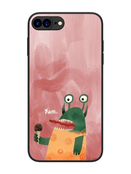 Hungry Monster Glossy Soft Edge Case for Apple Iphone 7 Plus Chachhi