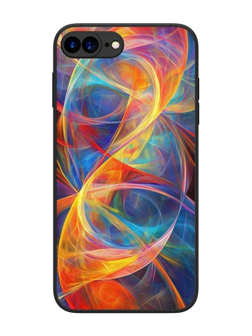 Cosmic Currents Glossy Soft Edge Case for Apple Iphone 7 Plus Chachhi