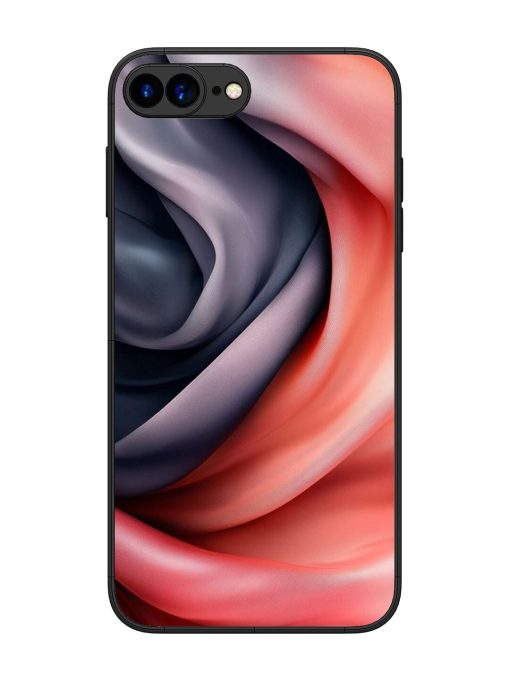 Swirling Silk Glossy Soft Edge Case for Apple Iphone 7 Plus Chachhi