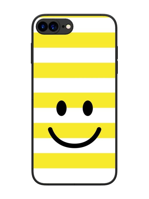 Smiling Stripes Glossy Soft Edge Case for Apple Iphone 7 Plus Chachhi