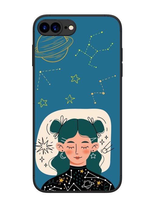 Cosmic Daydreamer Glossy Soft Edge Case for Apple Iphone 7 Plus Chachhi