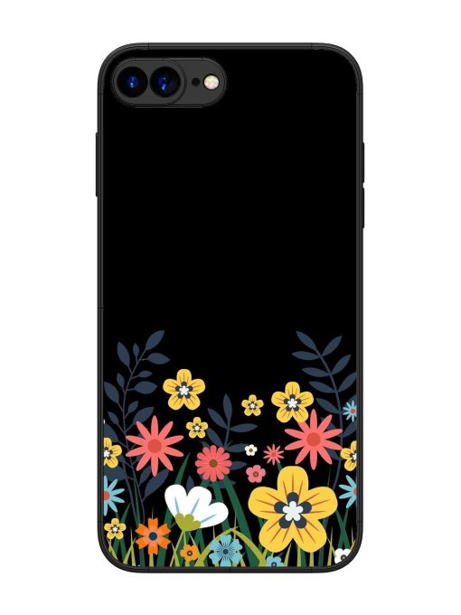 Floral Night Sky Glossy Soft Edge Case for Apple Iphone 7 Plus Chachhi