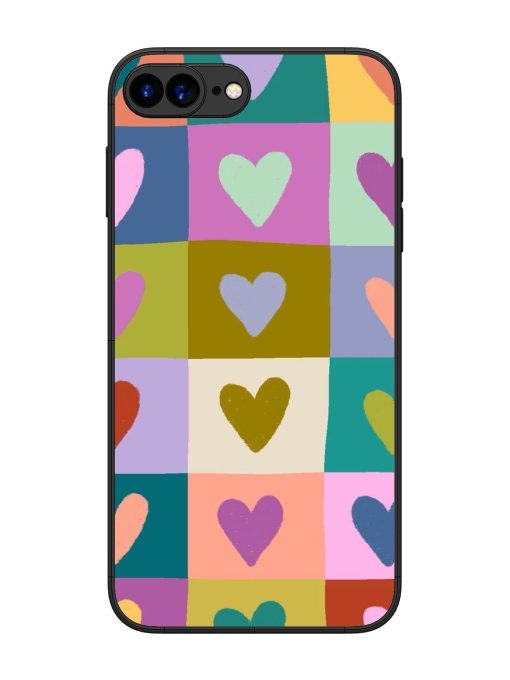 Box Of Hearts Glossy Soft Edge Case for Apple Iphone 7 Plus Chachhi