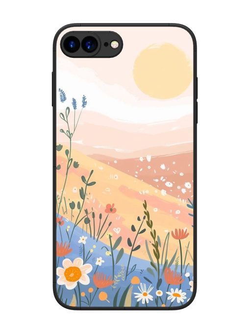 Golden Hour Blooms Glossy Soft Edge Case for Apple Iphone 7 Plus Chachhi