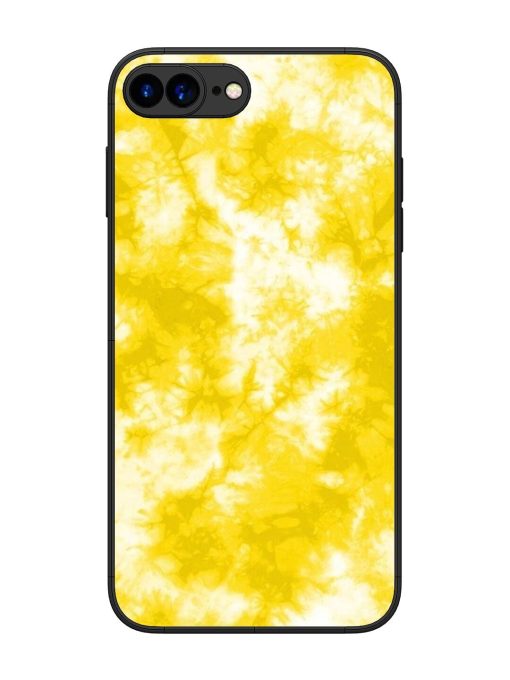 Golden Tie-Dye Twirl Glossy Soft Edge Case for Apple Iphone 7 Plus Chachhi