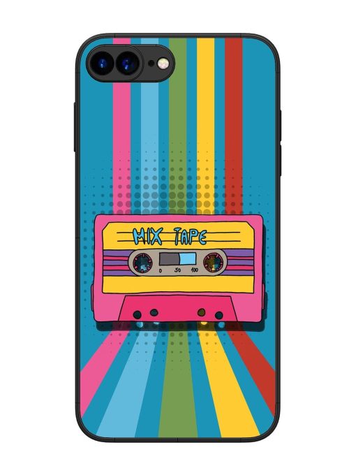 Retro Cassette Tapes Glossy Soft Edge Case for Apple Iphone 7 Plus Chachhi