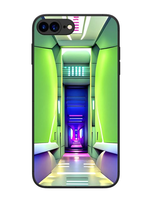 Neon Corridor Glossy Soft Edge Case for Apple Iphone 7 Plus Chachhi