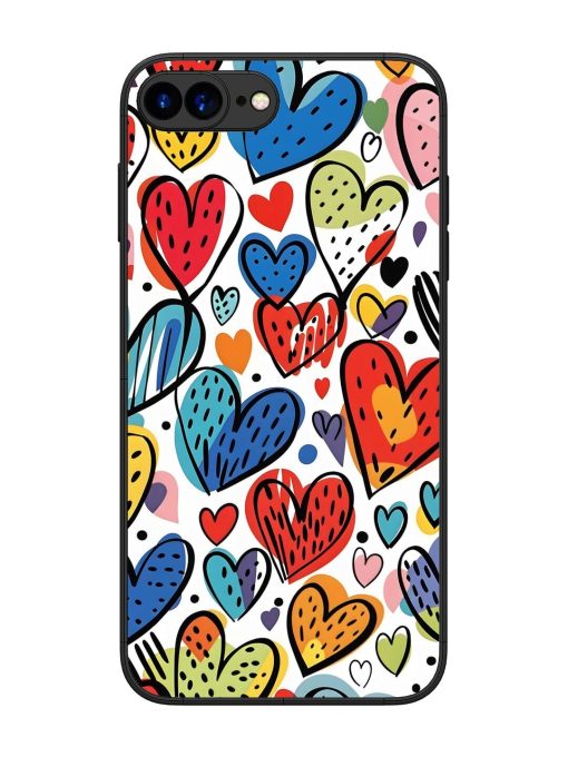 Heartfelt Harmony Glossy Soft Edge Case for Apple Iphone 7 Plus Chachhi