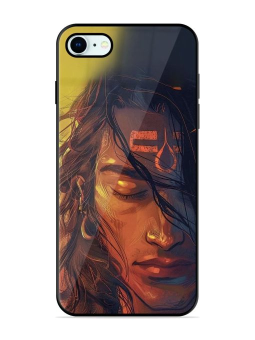 Tranquil Shiva Glossy Soft Edge Case for Apple Iphone 8 Chachhi