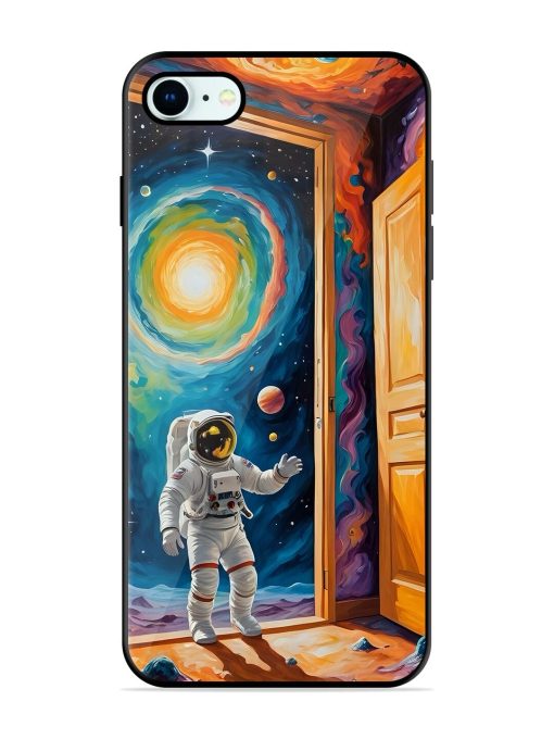 Artistic Space Glossy Soft Edge Case for Apple Iphone 8 Chachhi