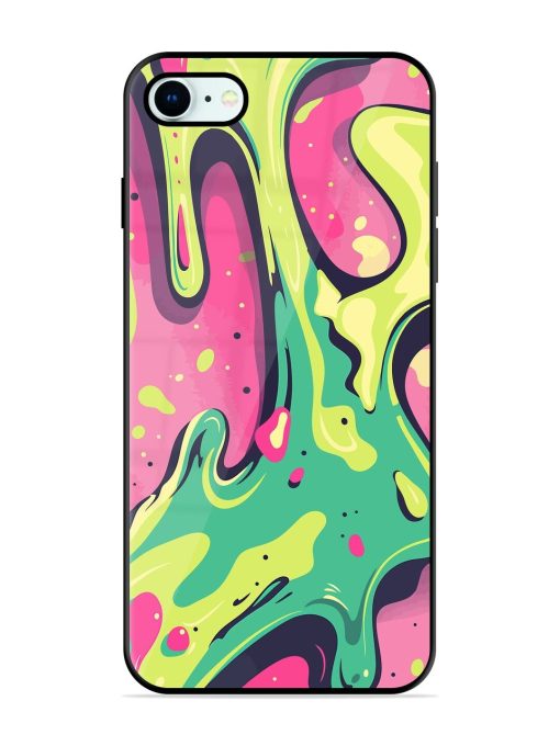 Gooey Grooves Glossy Soft Edge Case for Apple Iphone 8 Chachhi