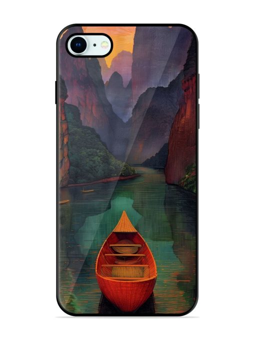 Serene Passage Glossy Soft Edge Case for Apple Iphone 8 Chachhi