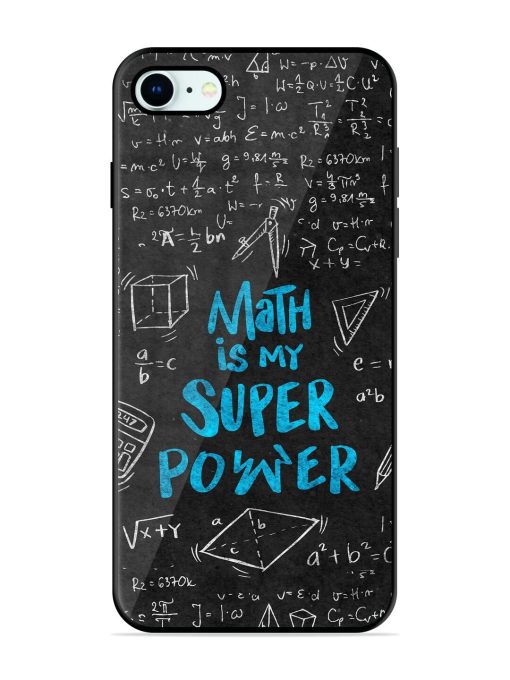 Math Magic Glossy Soft Edge Case for Apple Iphone 8 Chachhi