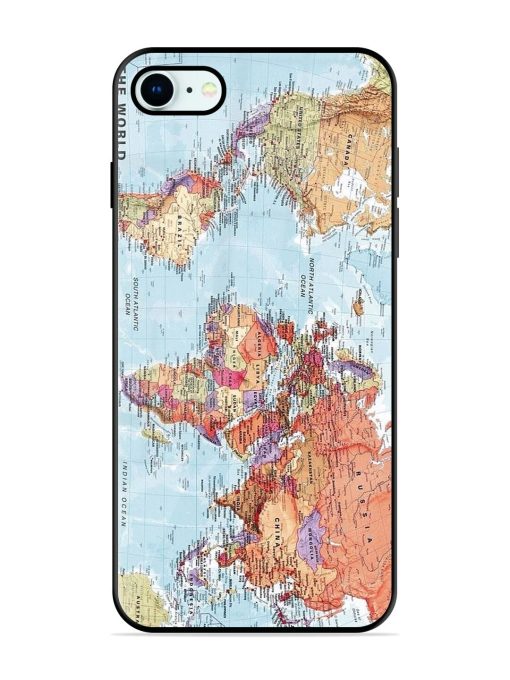 Our Blue Marble Glossy Soft Edge Case for Apple Iphone 8 Chachhi