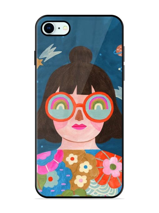 Dreamscape Vision Glossy Soft Edge Case for Apple Iphone 8 Chachhi