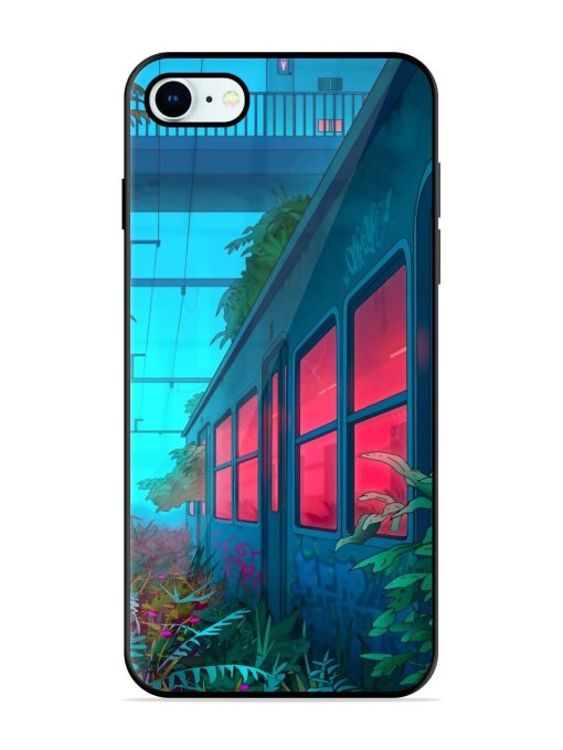 Urban Jungle Glossy Soft Edge Case for Apple Iphone 8 Chachhi