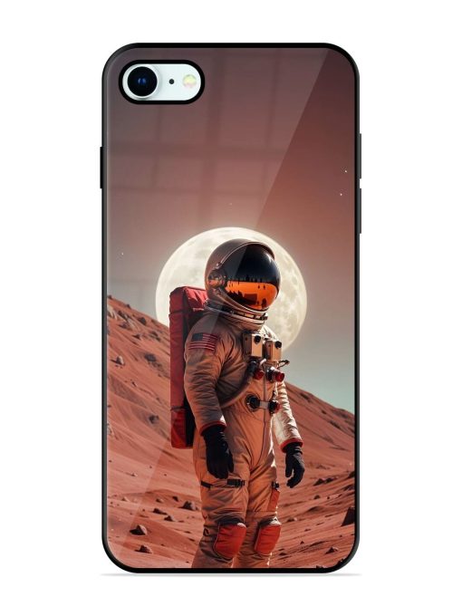 The Red Planet Glossy Soft Edge Case for Apple Iphone 8 Chachhi