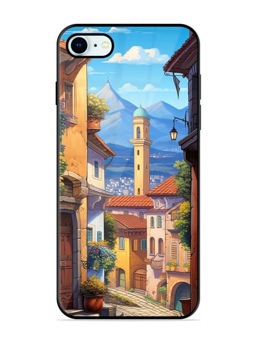 Tuscan Twilight Glossy Soft Edge Case for Apple Iphone 8 Chachhi