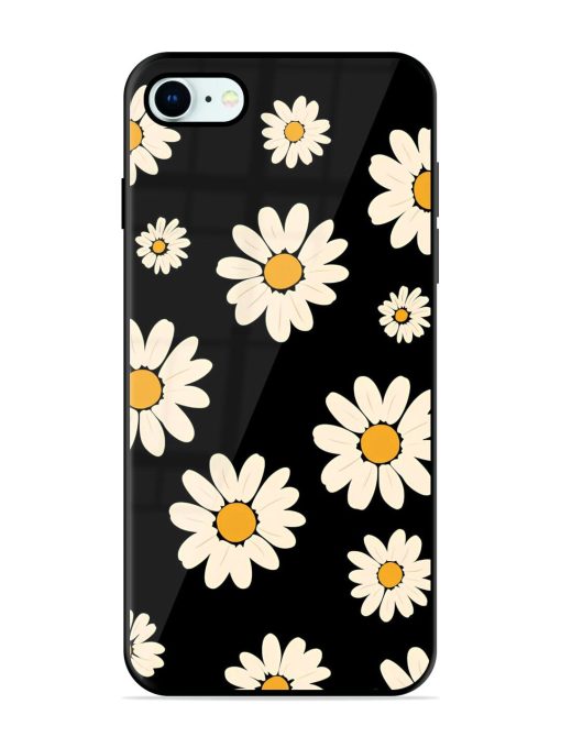 Daisies In The Night Glossy Soft Edge Case for Apple Iphone 8 Chachhi