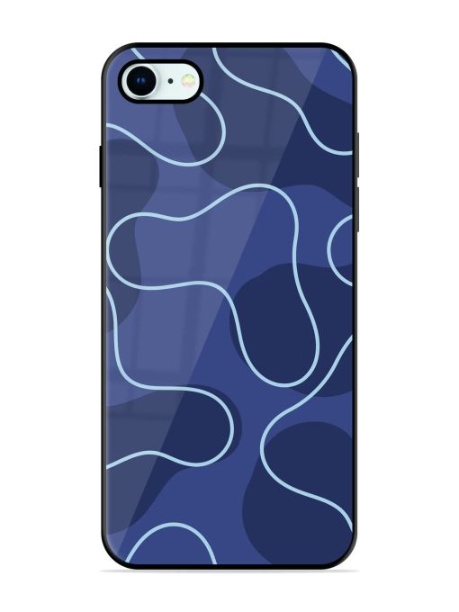 Midnight Maze Glossy Soft Edge Case for Apple Iphone 8 Chachhi